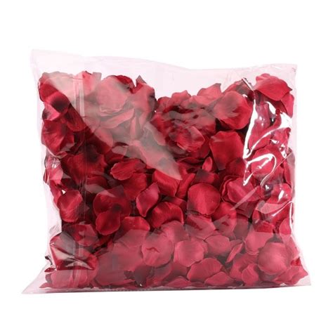 bag of fake flower petals|realistic rose petals.